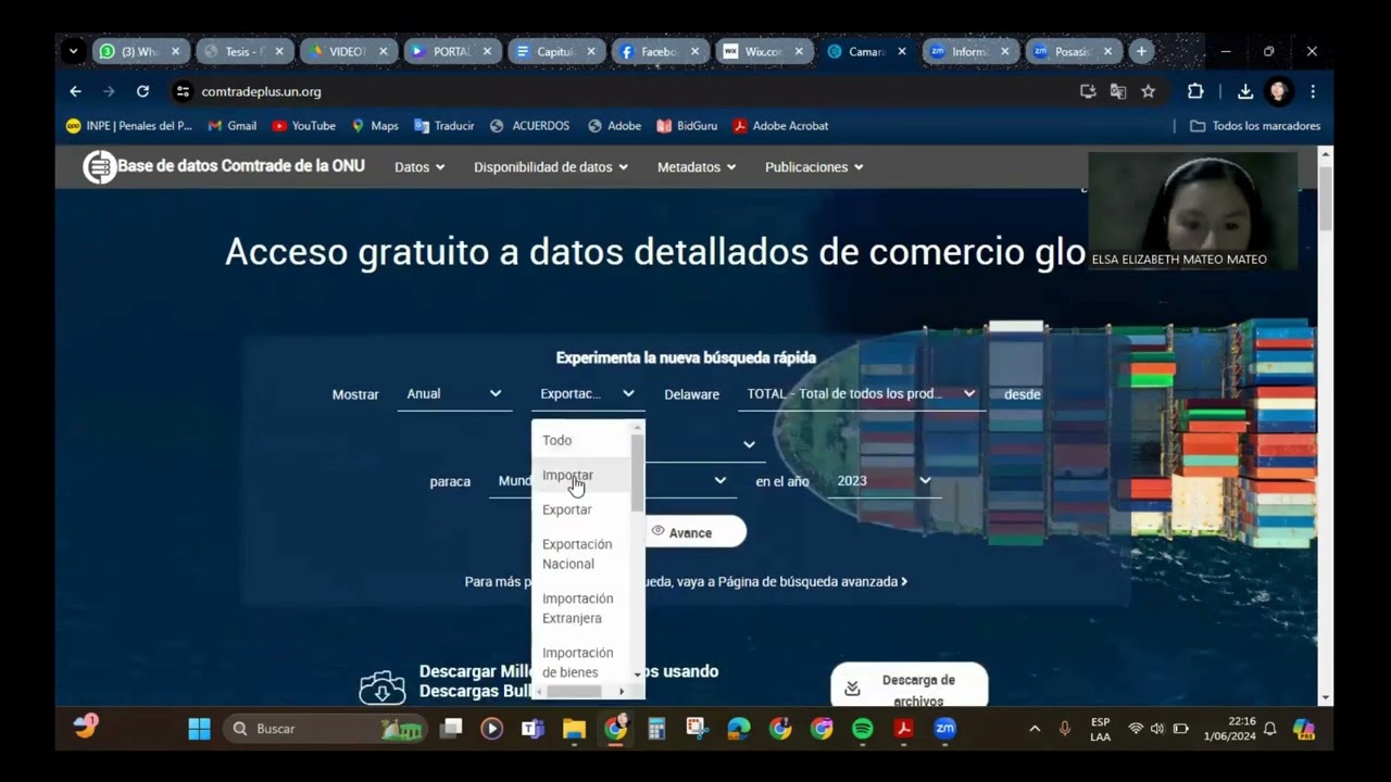 VIDEO TUTORIAL - UN  COMTRADE DATABASE
