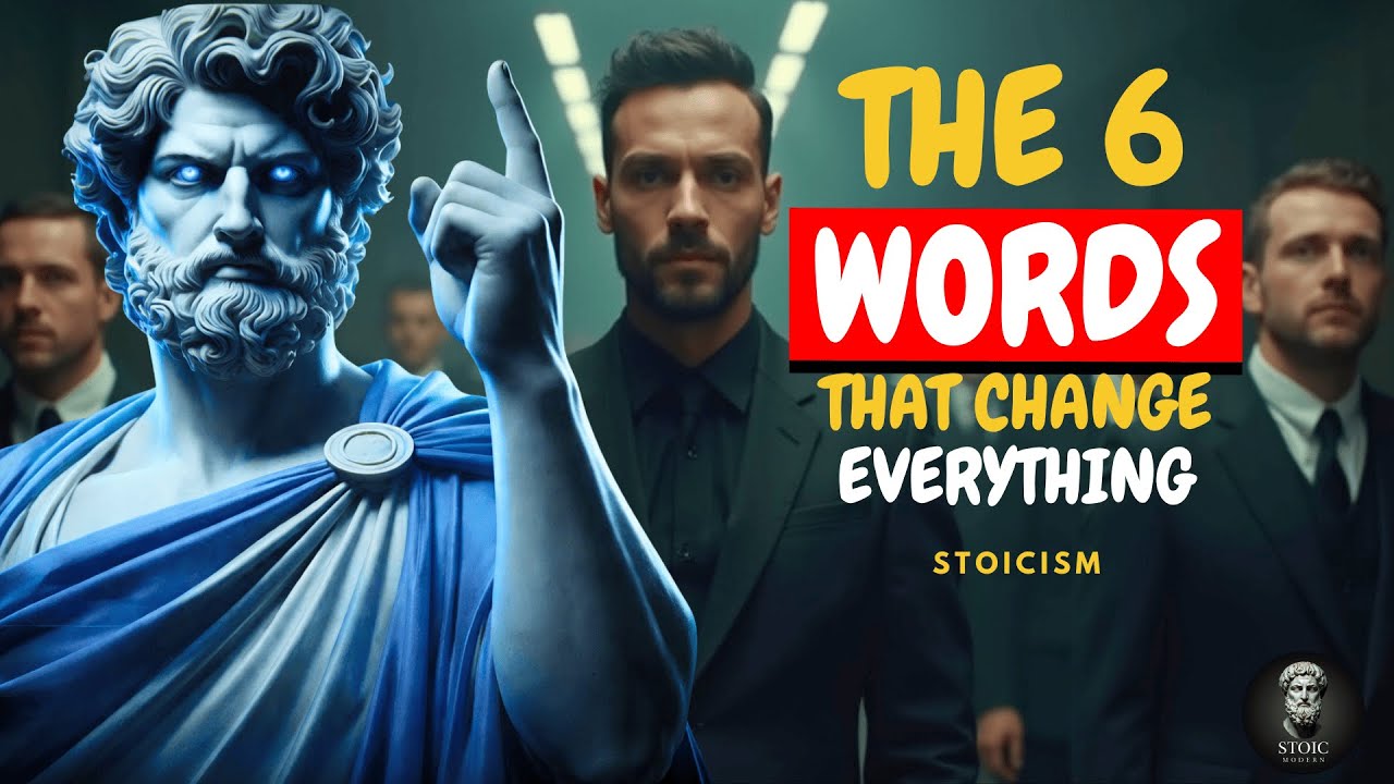 The 6 words that make you instantly more magnetic | Stoicism