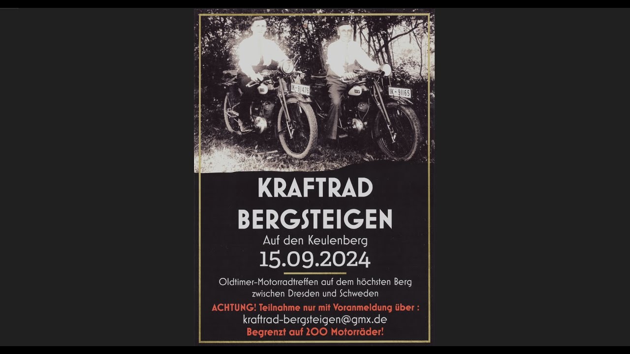 4.Kraftrad Bergsteigen auf den Keulenberg. 15.09.2024 von Ardie - Zündapp. Oldtimer-Motorradtreffen