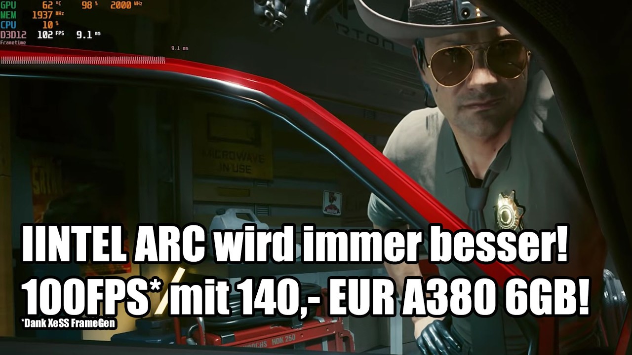 INTEL ARC kann jetzt Fake-Frames - Wie ist es?!