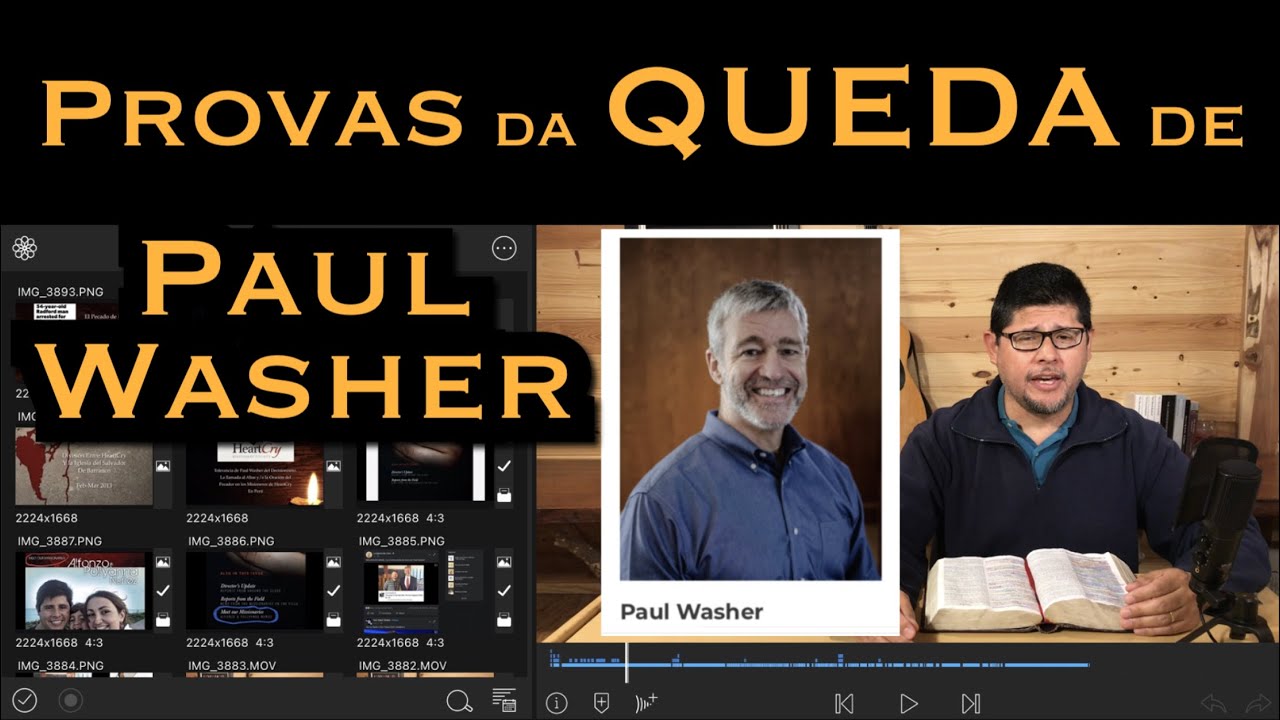 PROVAS da QUEDA de Paul Washer!!! | (Testemunho de Alfonso Núñez)