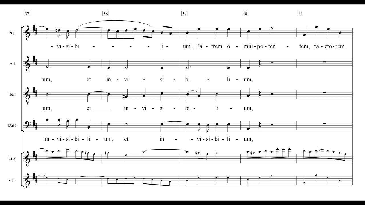 Messe in hMoll 11 Patrem omnipotentem Einstudierung Sopran