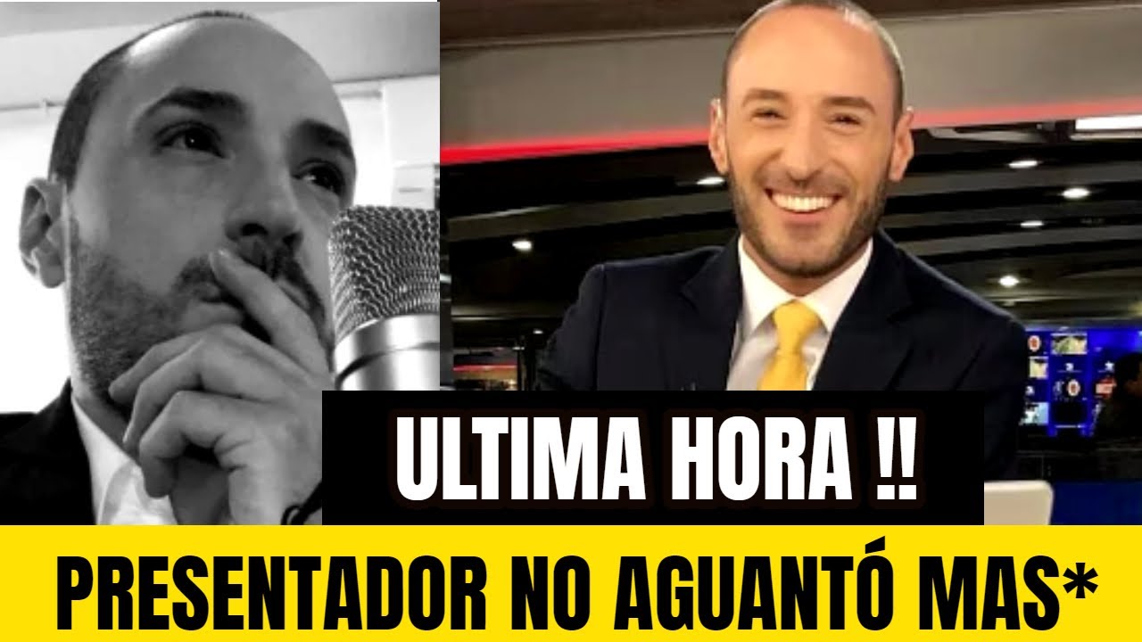🔴URGENTE Ultimo Minuto ! NO AGUANTO MAS, Querido Presentador De NOTICIAS CARACOL 