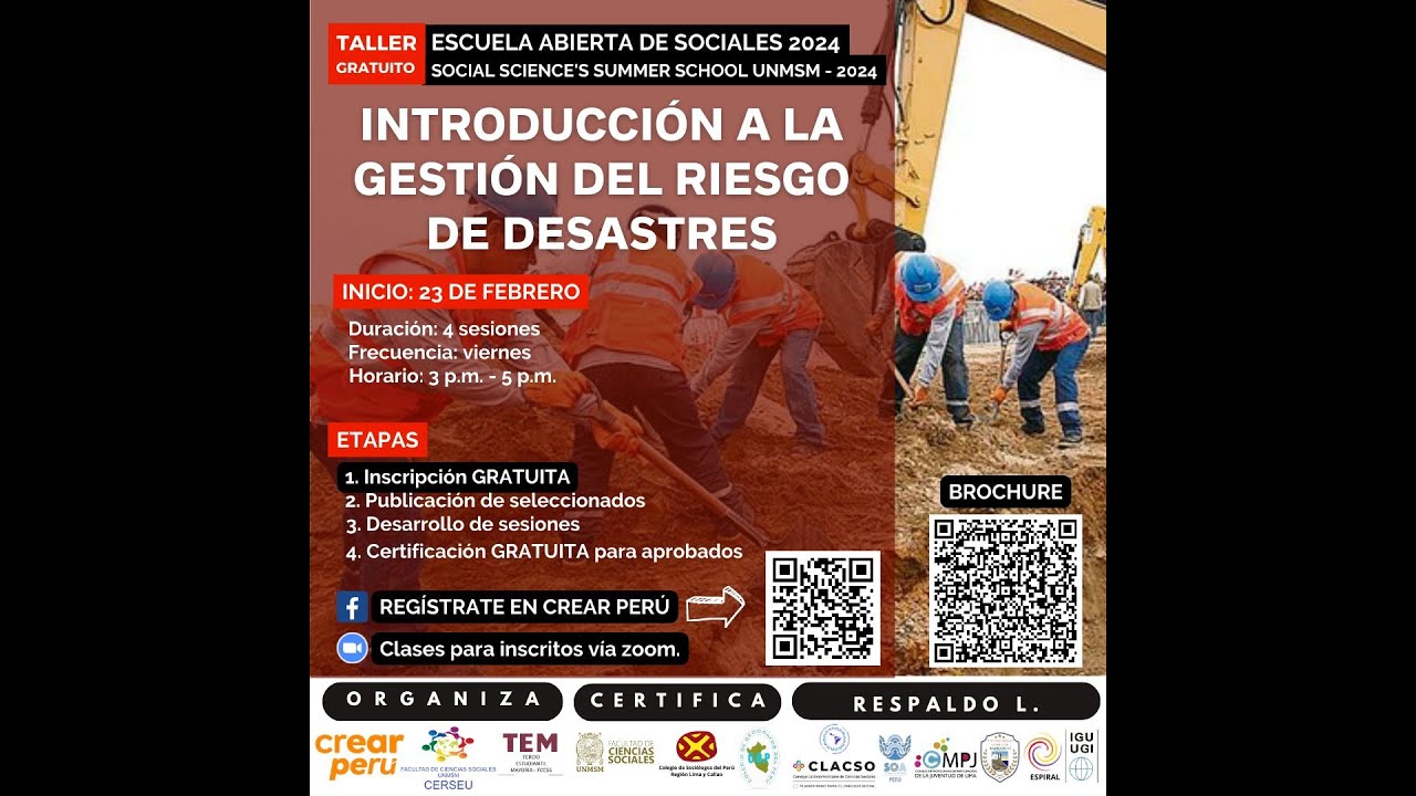 Sesión 1 - Introducción a la Gestión de Riesgos y Desastres (2024)