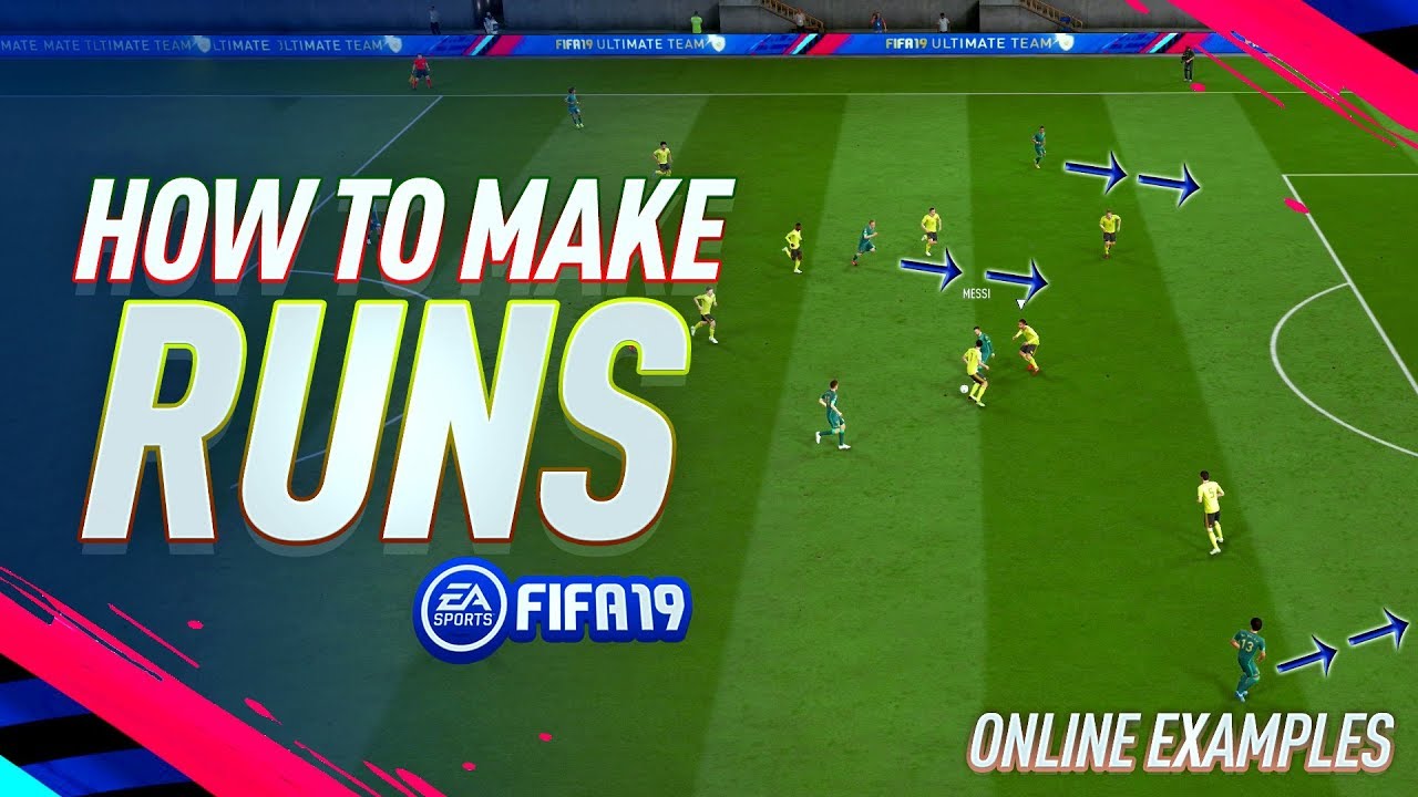 КАК СОЗДАВАТЬ МОМЕНТЫ В FIFA 19!! - Учебное пособие по атаке - Как совершать рывки