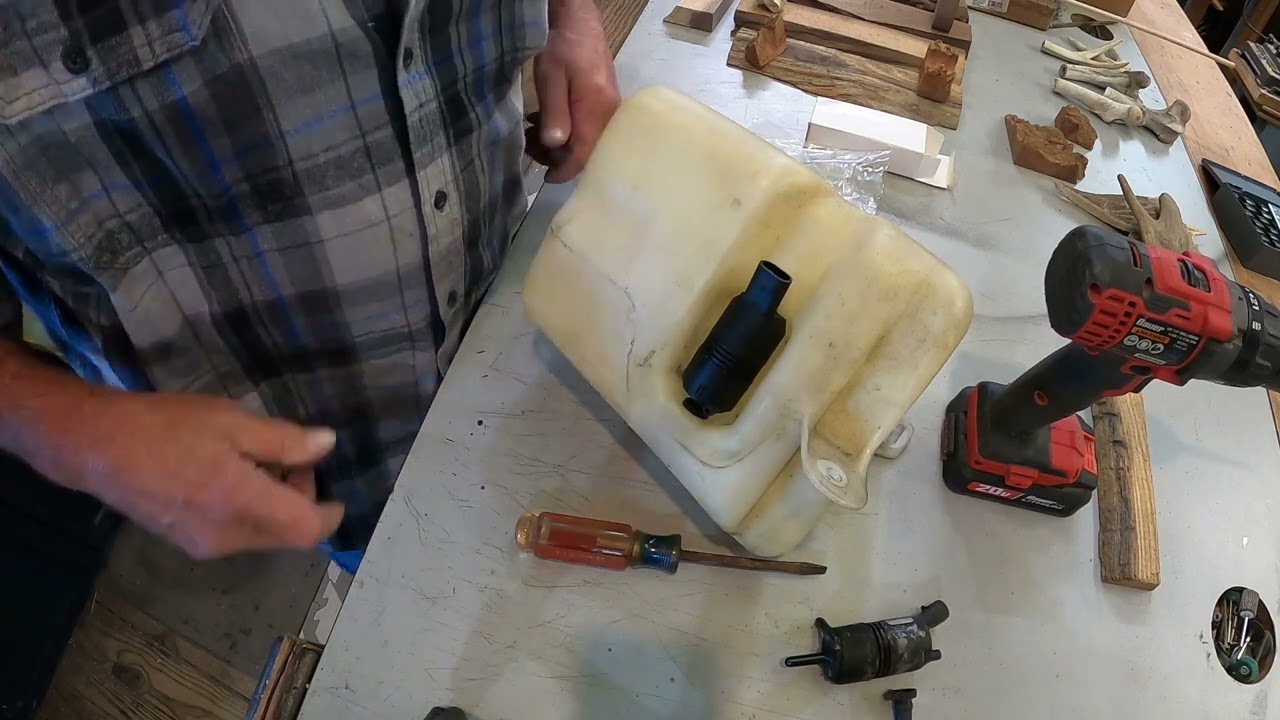 Windshield Washer Pump replacement.  1995 Chevy Truck