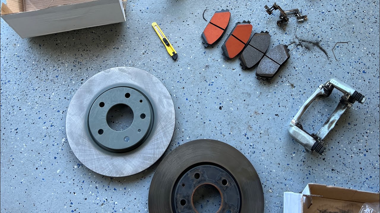 How To Change 4th Gen Mazda 3 front brake pads and rotors