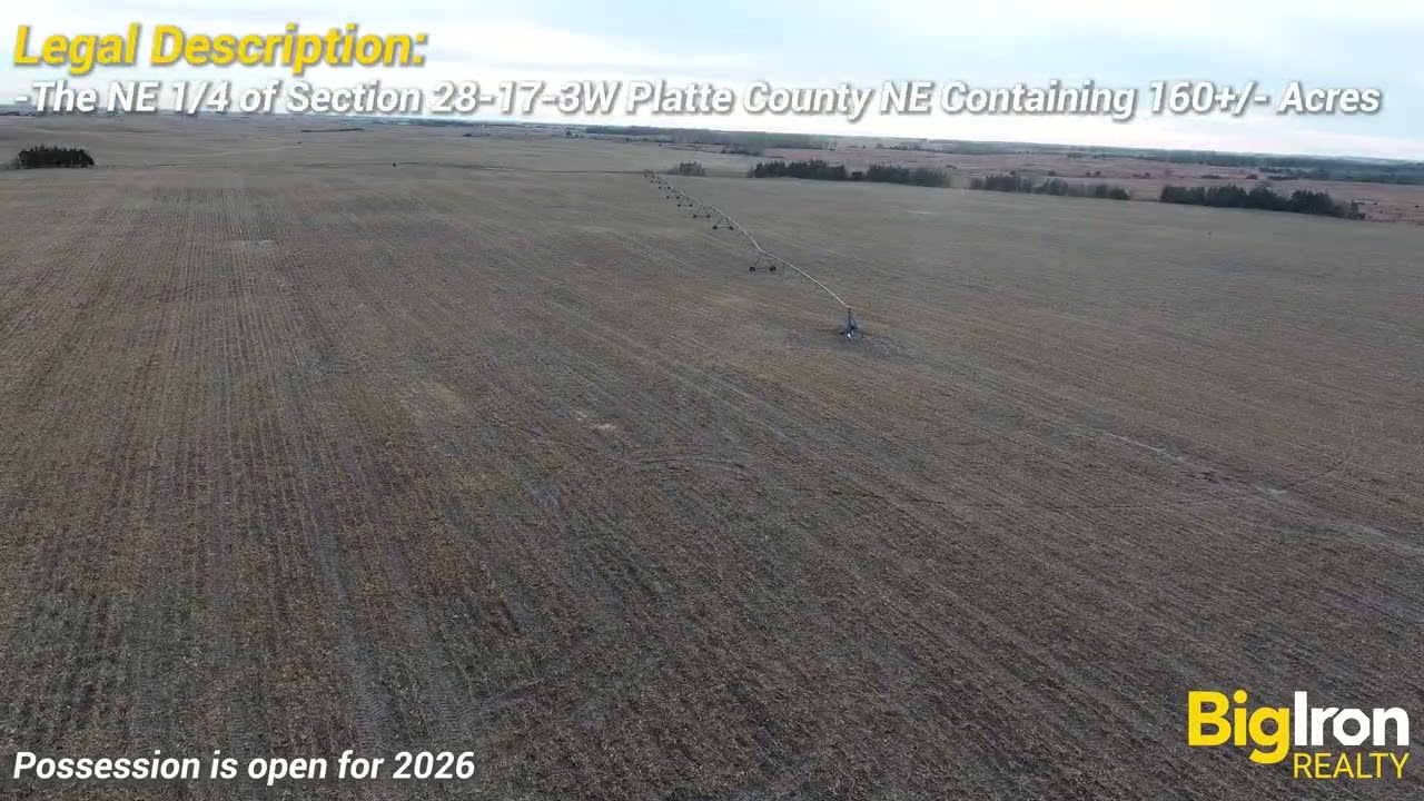 160± Acres Platte County, Nebraska | JAMP Properties and Jeremy & Jill Janssen