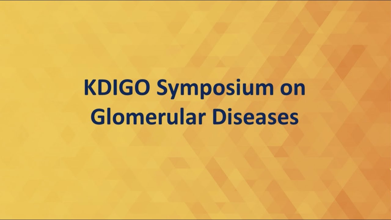 KDIGO Symposium on Glomerular Diseases
