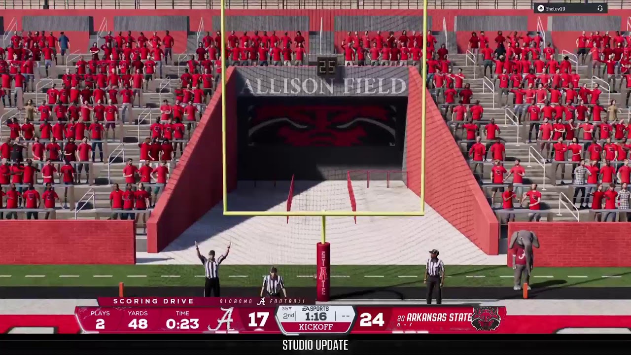 Arkansas State vs Alabama