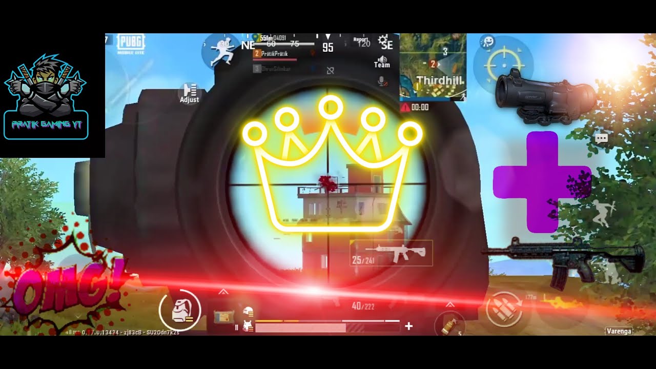 Best M416🔥 PLUS 🔥 6X amazing gameplay #PRATIK GAMING YT# Pubg lite 🥰 new Gameplay