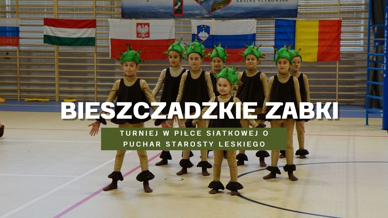 Bieszczadzkie Żabki podczas Międzynarodowego Turnieju w Piłce Siatkowej | LESKO