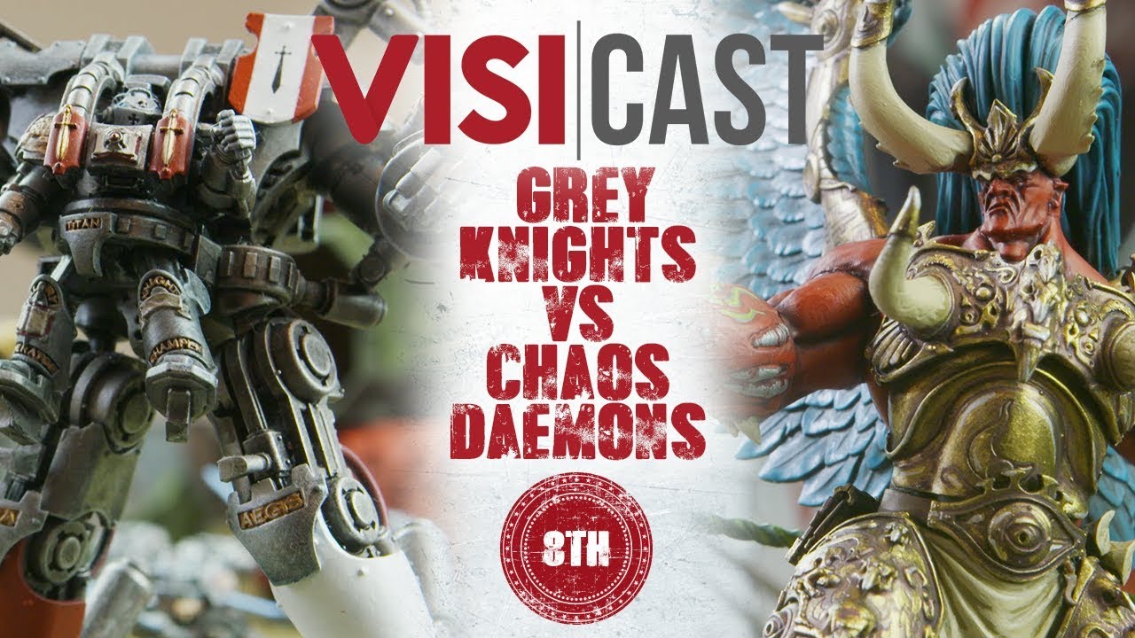 Warhammer 40k: 8th Edition Battle Report | Chaos Daemons (Magnus) vs Grey Knights