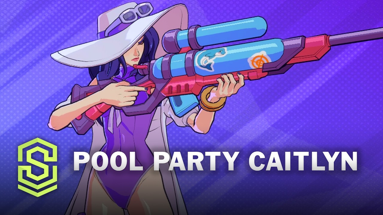 Prezentacja sk&oacute;rki Pool Party Caitlyn w 2XKO