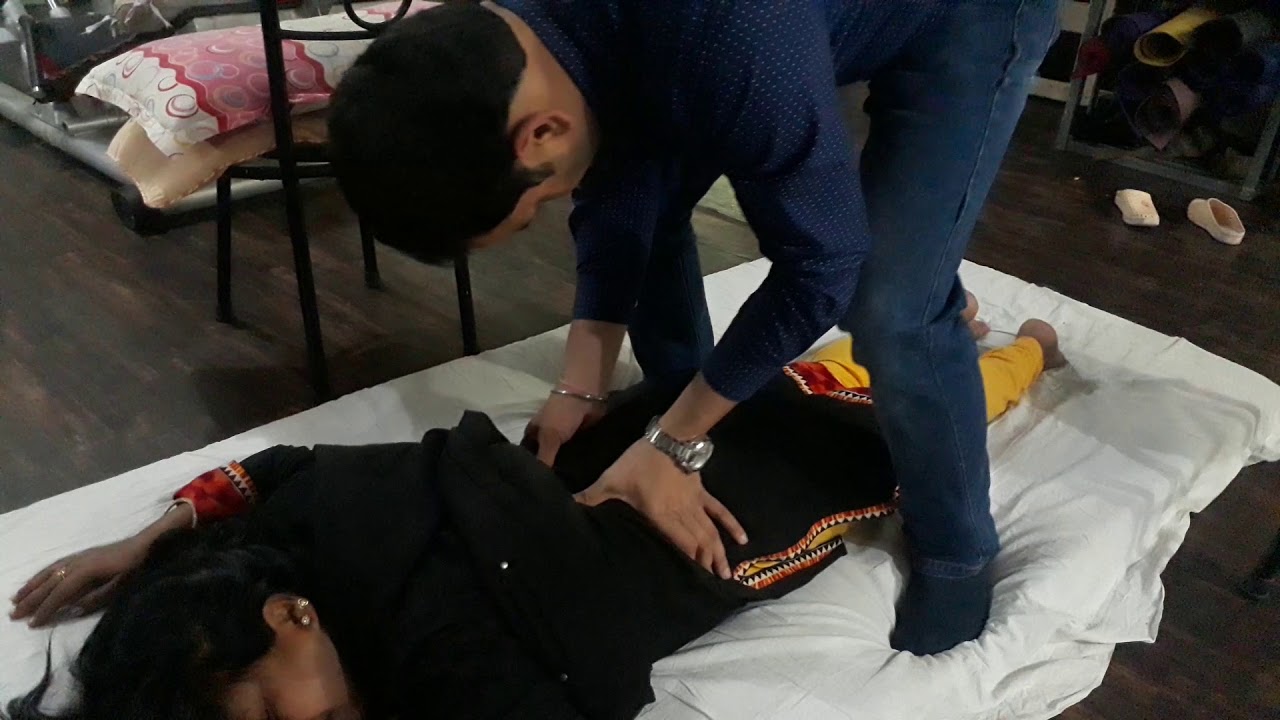 कमर का दर्द एकदम गायब न्यूरोथेरेपी के द्वारा, quick relief in back pain by Neurotherapy..09911335657