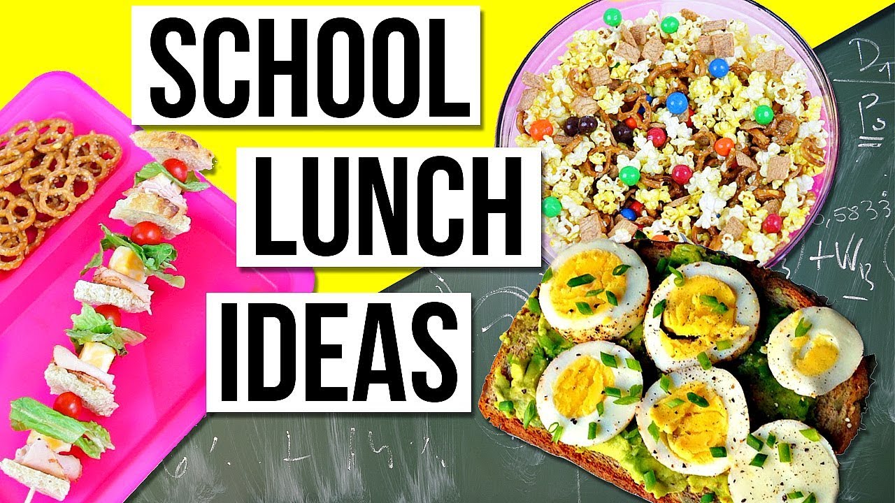 School Lunch & Snack Ideas! DIY Back To School Lunches!