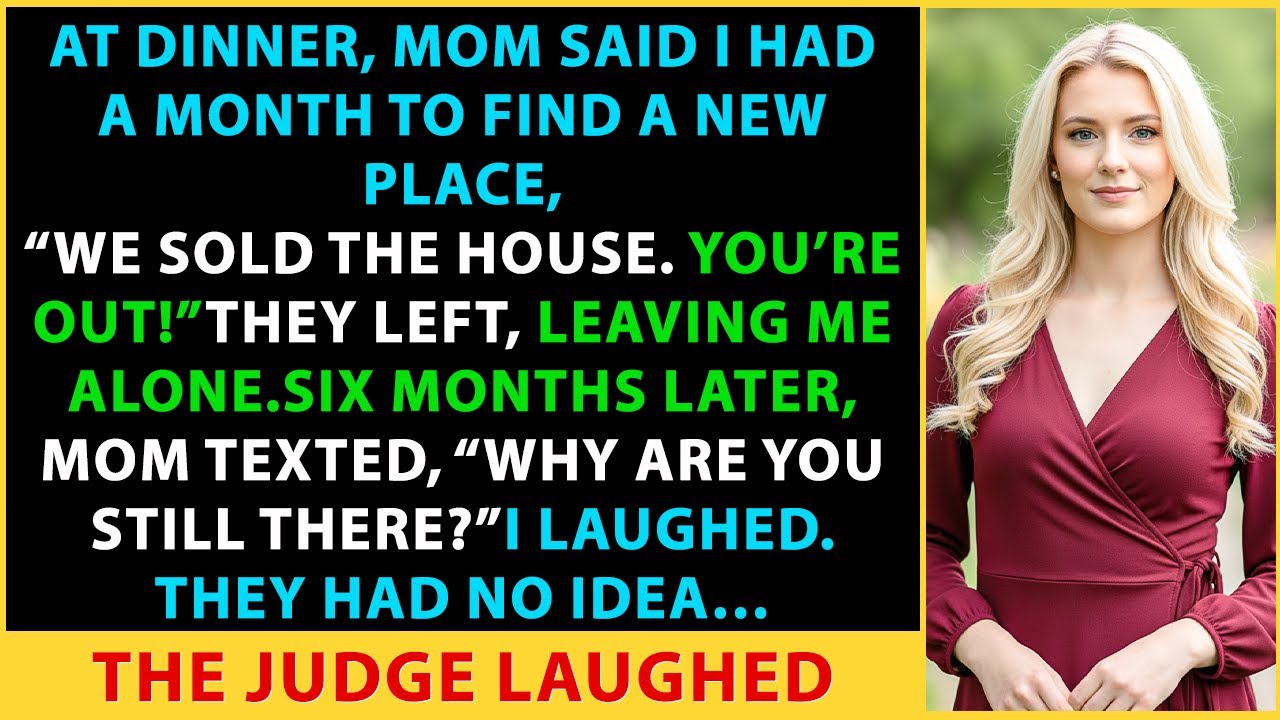 Mom Said I Had A Month To Find A New Place, “House Is Sold — You’re Out!” Six Months Later…