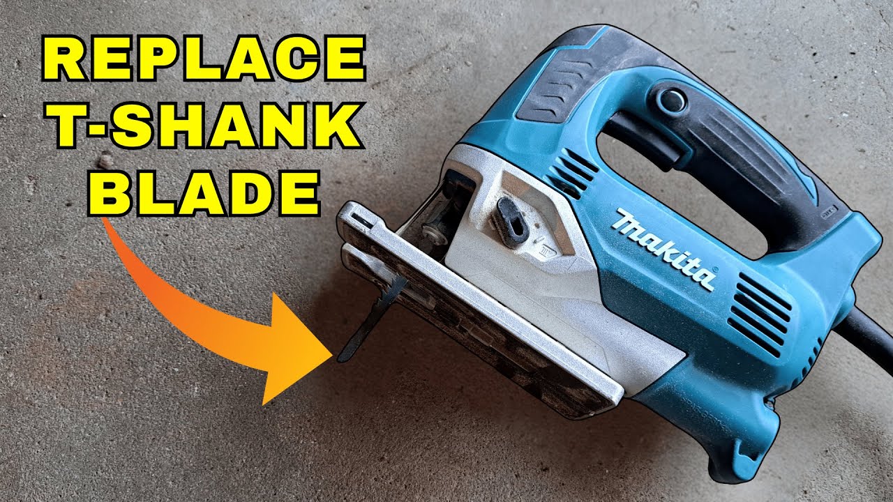 Как заменить пильное полотно лобзика Makita за считанные секунды