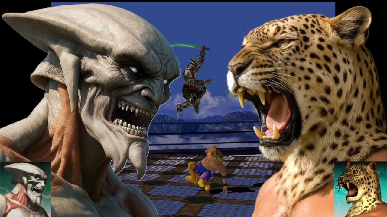 Tekken 3 - DIFFICULTY LEVEL HARD - YOSHIMITSU vs KING - Master of Deception vs Emperor of Strength