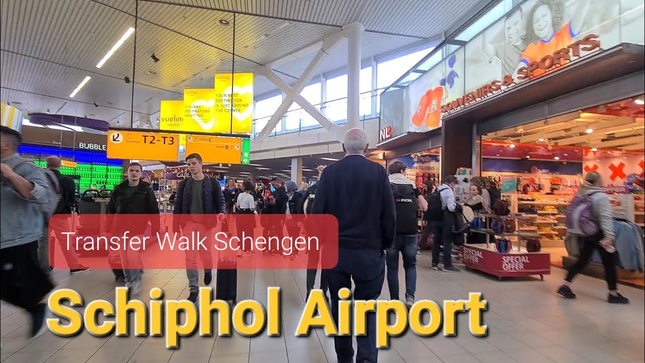 Amsterdam Schiphol Airport Transit | Transfer Walk KLM Airlines Connection Flight