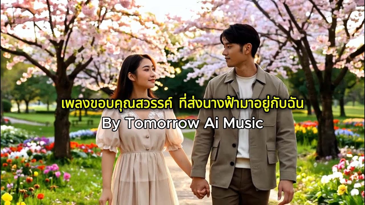 เพลงขอบคุณสวรรค์ ที่ส่งนางฟ้ามาอยู่กับฉัน : By Tomorrow Ai Music