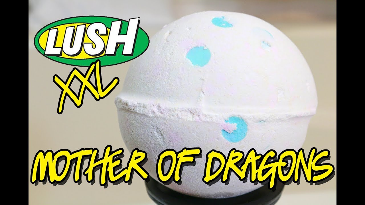 Lush MOTHER OF DRAGONS XXL Dragons Egg Bath Bomb 🐲 DEMO & REVIEW Underwater View