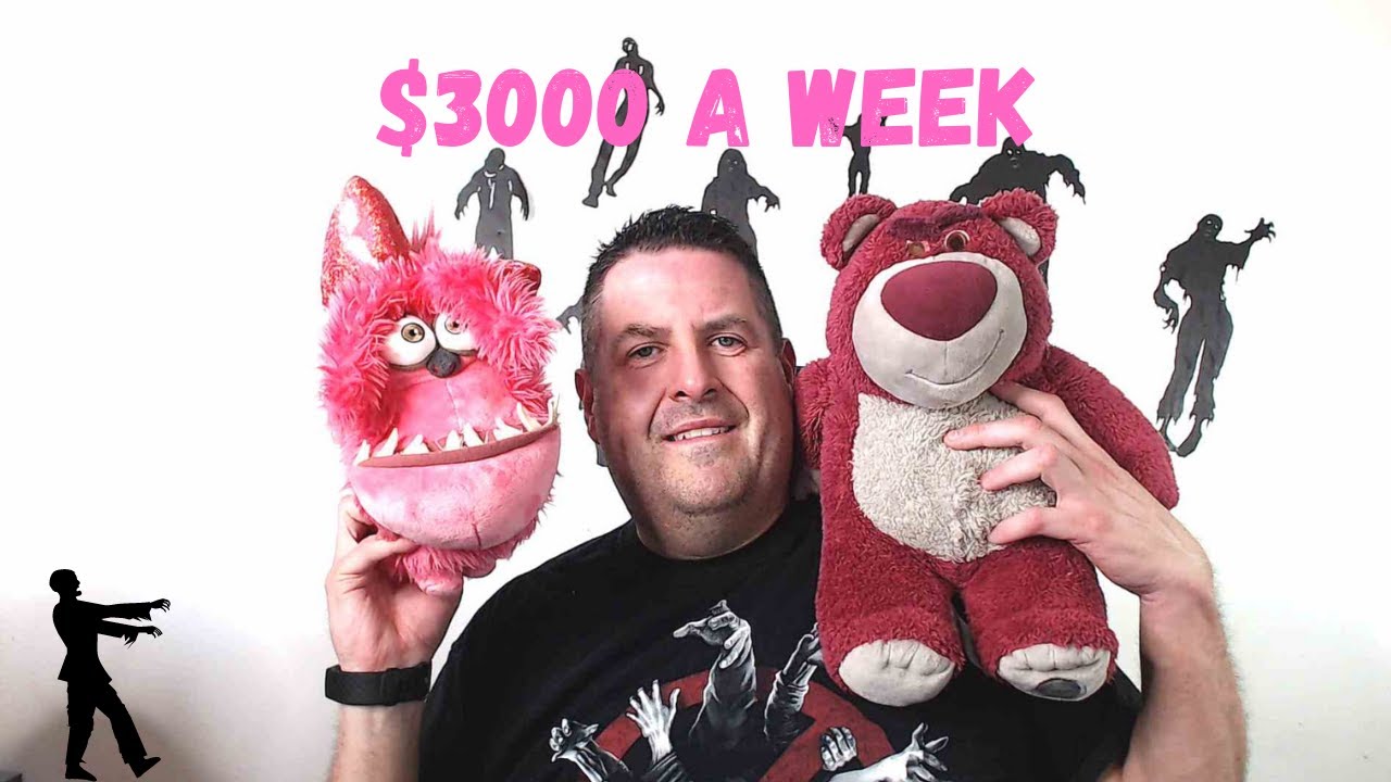 You Can Make Over $3000 A Week Selling Mostly Plush