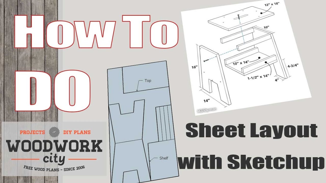 Sketchup plywood Layout How-to