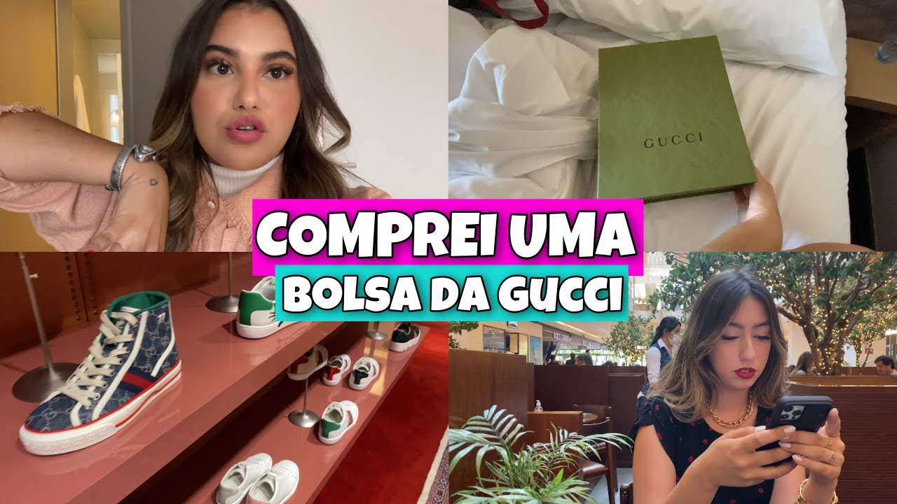 COMPREI MAIS UMA BOLSA DA GUCCI + ALMOÇO NO JK IGUATEMI ✨🛍 - BRUNA EROLES