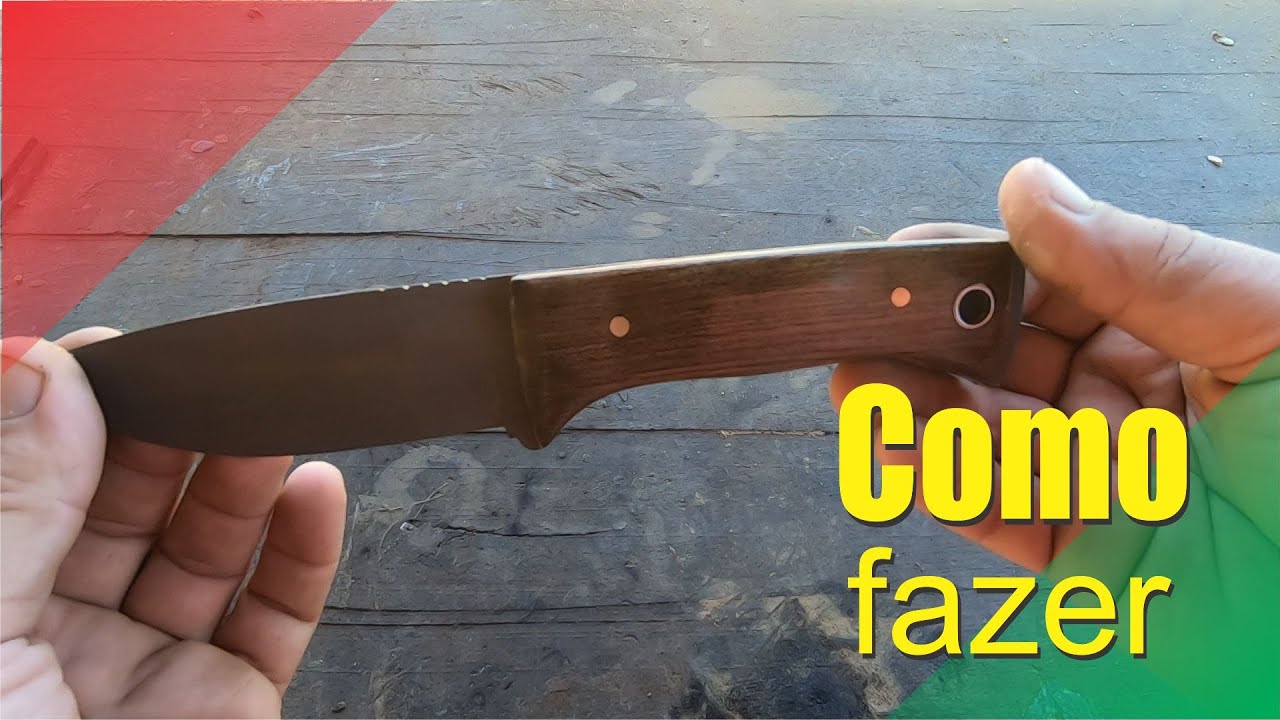 Como fazer uma faca artesanal de bushcraft com poucas ferramentas (parte 2) [ARSENAL CAIPIRA]