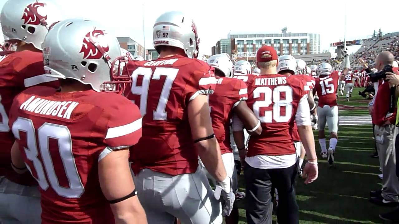 Run out on the Martin Stadium field with the Cougars!