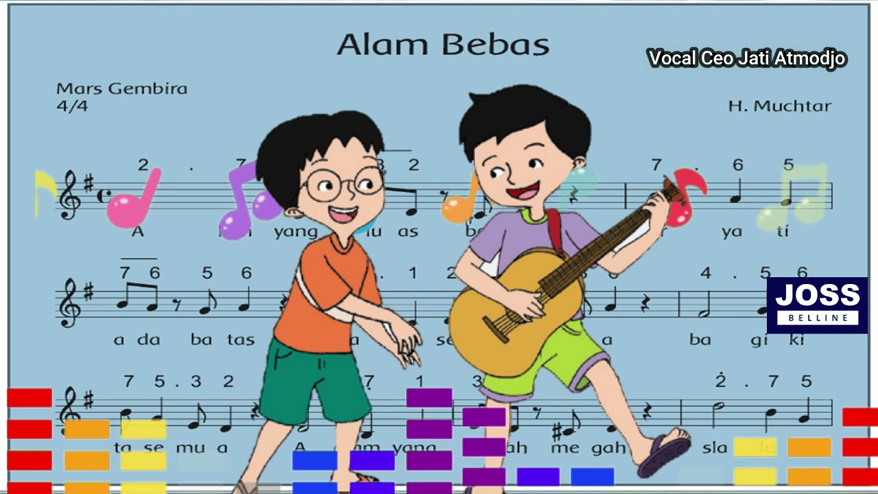 Lirik Lagu ALAM BEBAS Cipt. H. Muchtar (Lagu Pramuka dan SBDP Kelas 4 Tema 9). Vocal by Ceo Jati