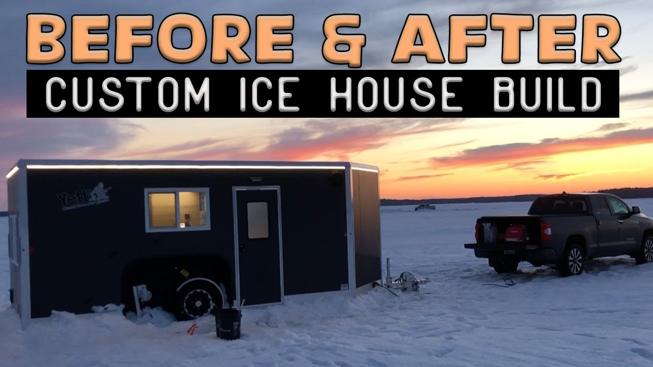 ALL ACCESS Fish House Build - Yetti Ice House Project Start to Finish