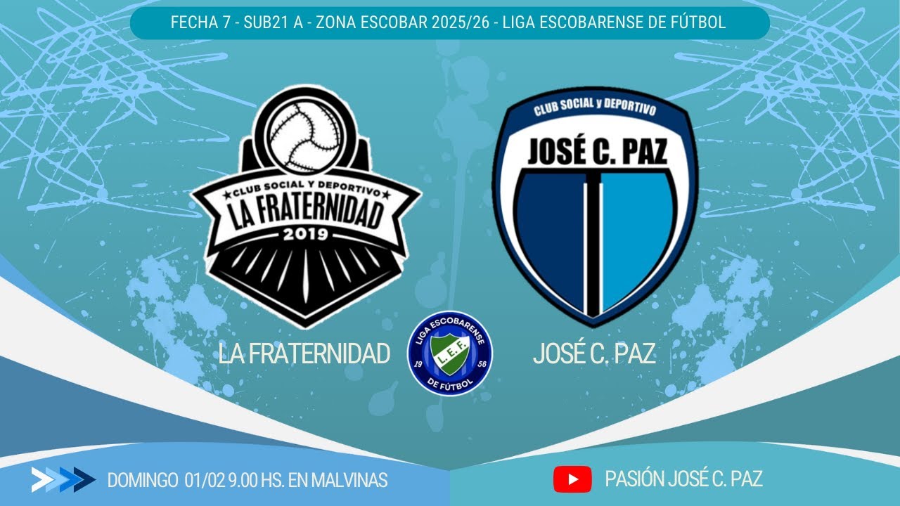 [Reserva] La Fraternidad vs Jos&eacute; C. Paz // PASI&Oacute;N JOS&Eacute; C. PAZ