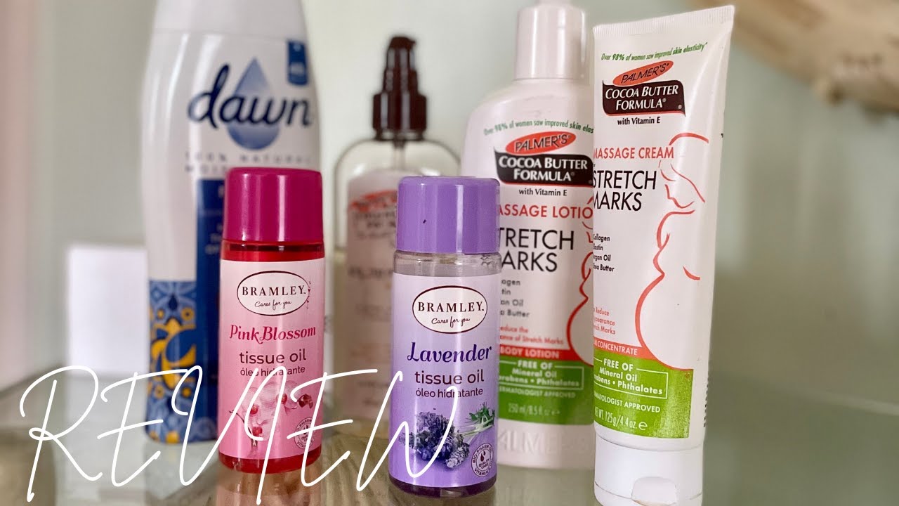 STRETCH MARKS PRODUCT REVIEW : OIL, LOTION, BUTTER| South African YOUTUBER