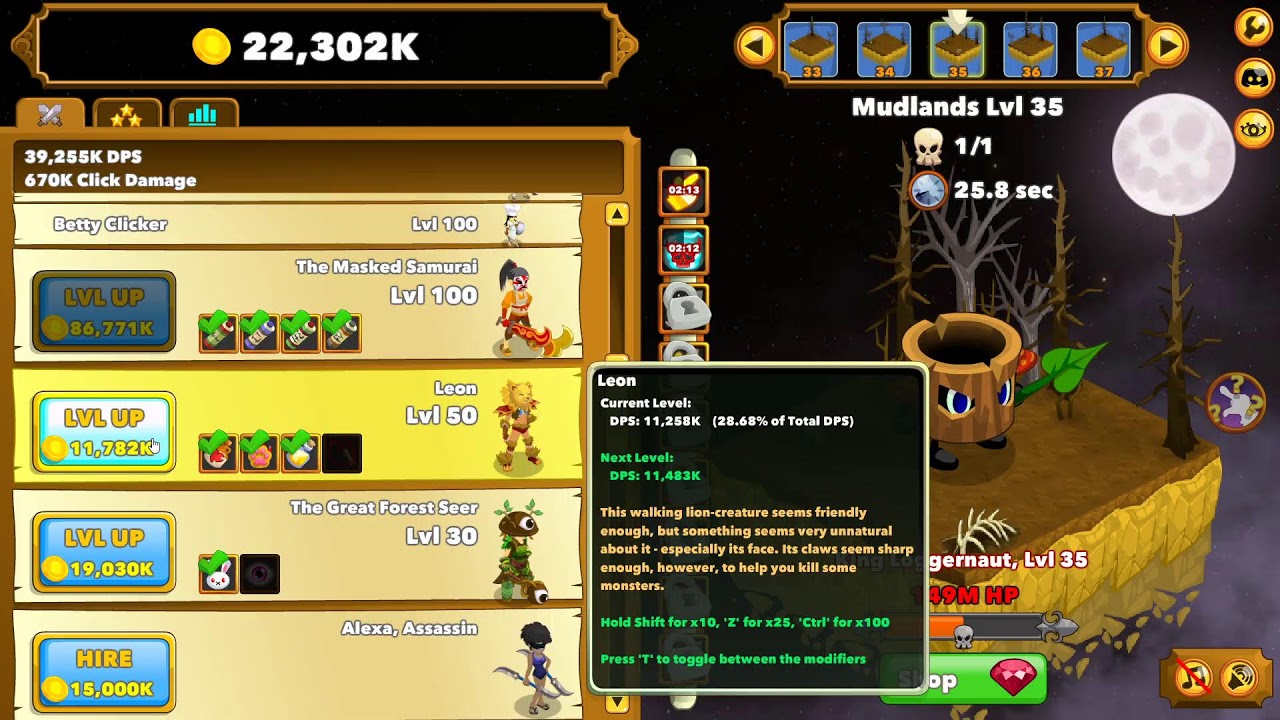 start of a new addiction - clicker heroes