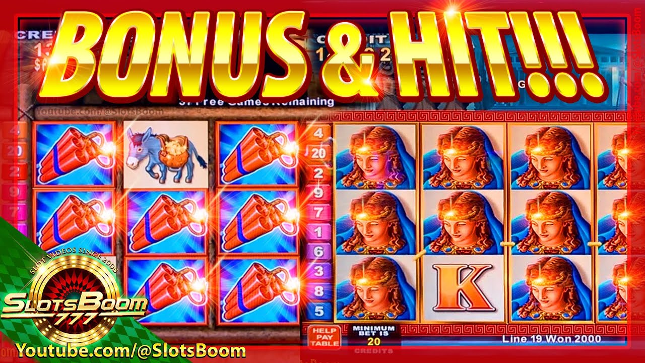 MONEY BLAST BONUS & BIG HIT!!! ROMAN TRIBUNE 5c SLOT MACHINES - KONAMI GAMING in CASINO