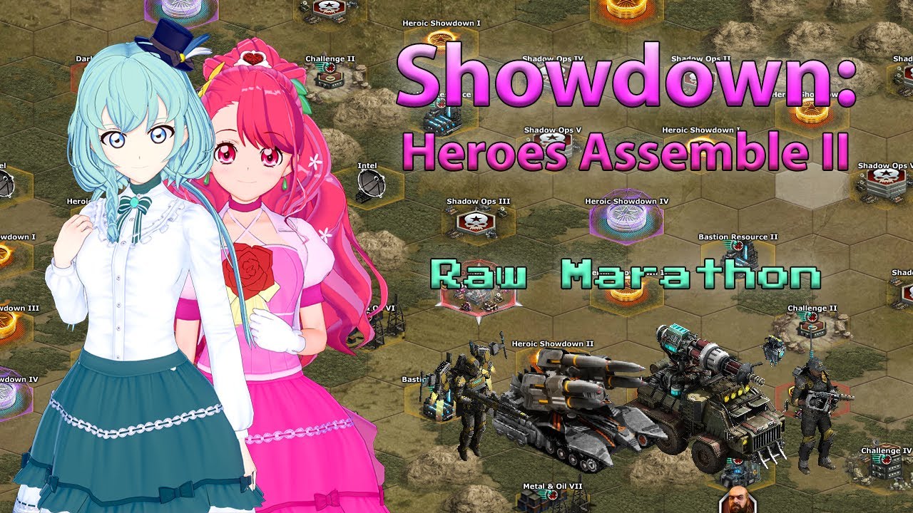 War Commander - Showdown: Heroes Assemble II (Raw Marathon)