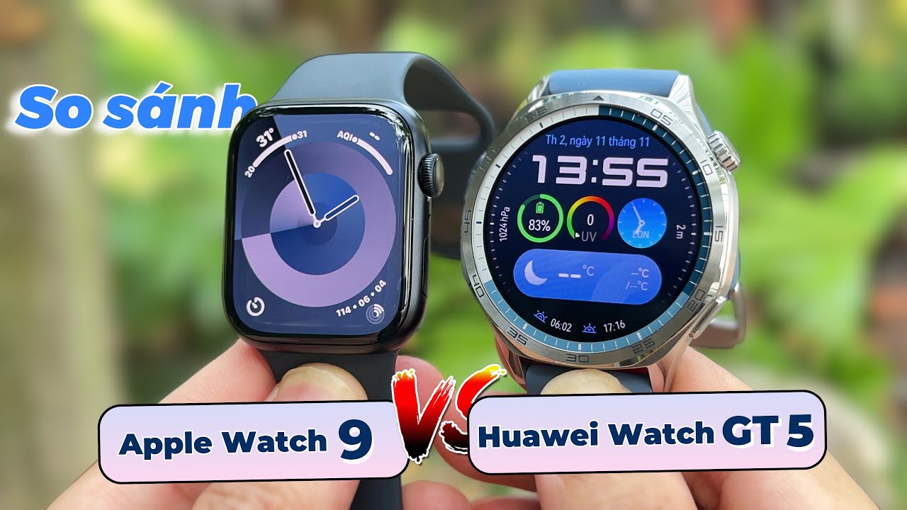 Сравнение Huawei Watch GT 5 и Apple Watch Series 9: что лучше?