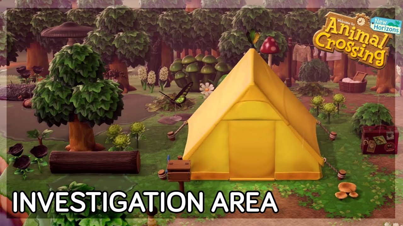 Investigation Area 🔬 (speed build) // Swampcore Island // Animal Crossing