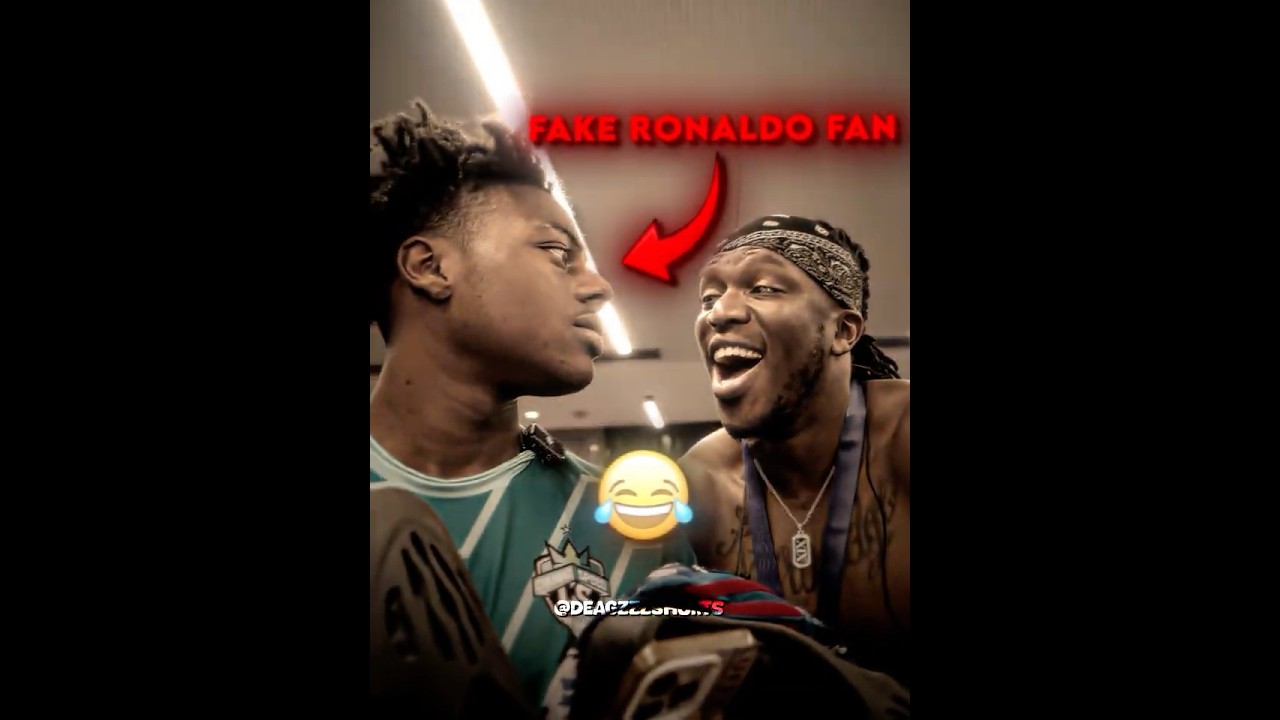 That laugh was personal 💀💀 #ishowspeed #ronaldo #ksi #edit