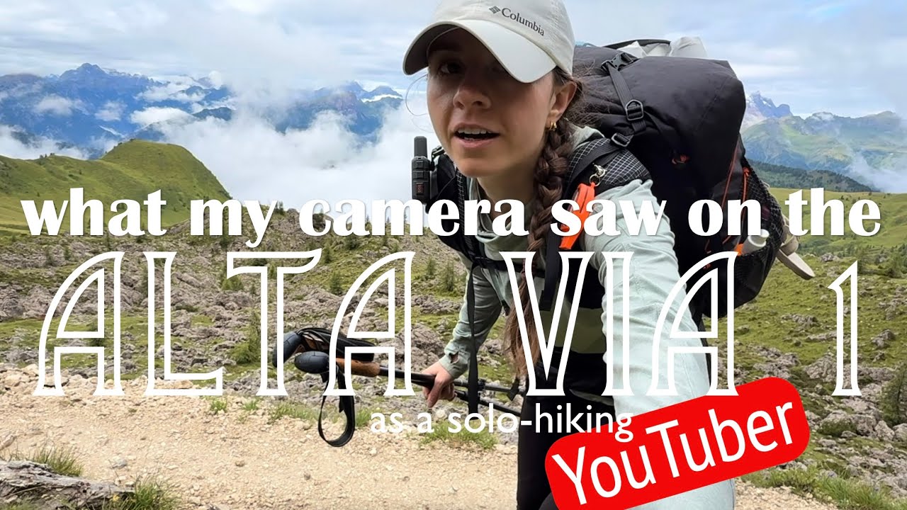 ever wonder what the camera of a hiking YouTuber sees?