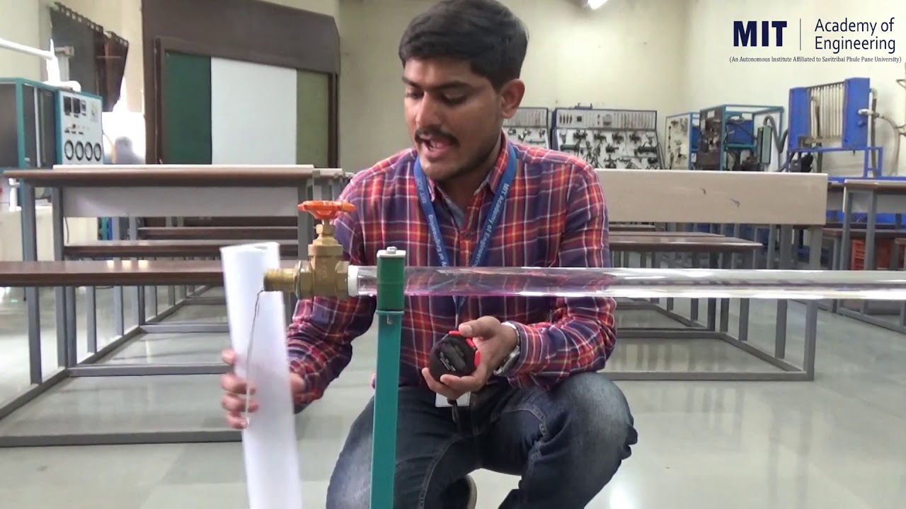 Reynold's Experiment to identify the type of flow