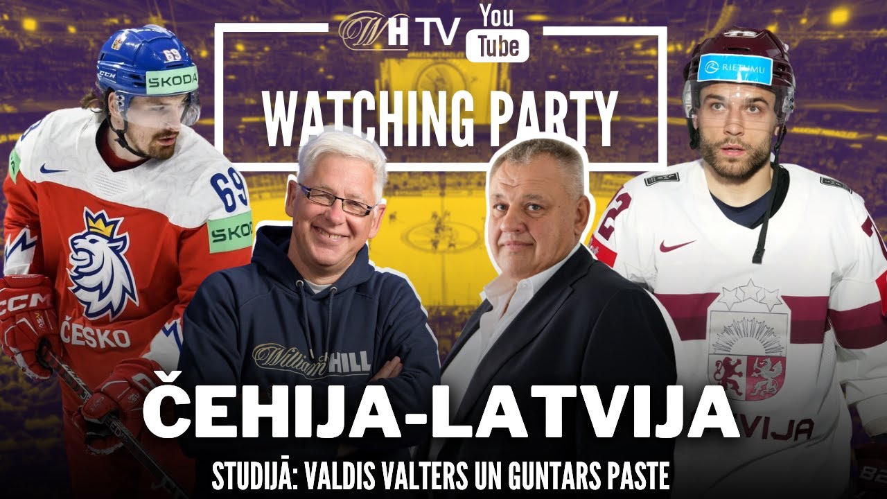 🔴ČEHIJA - LATVIJA | Watching Party ar Guntaru Pasti un Valdi Valteru