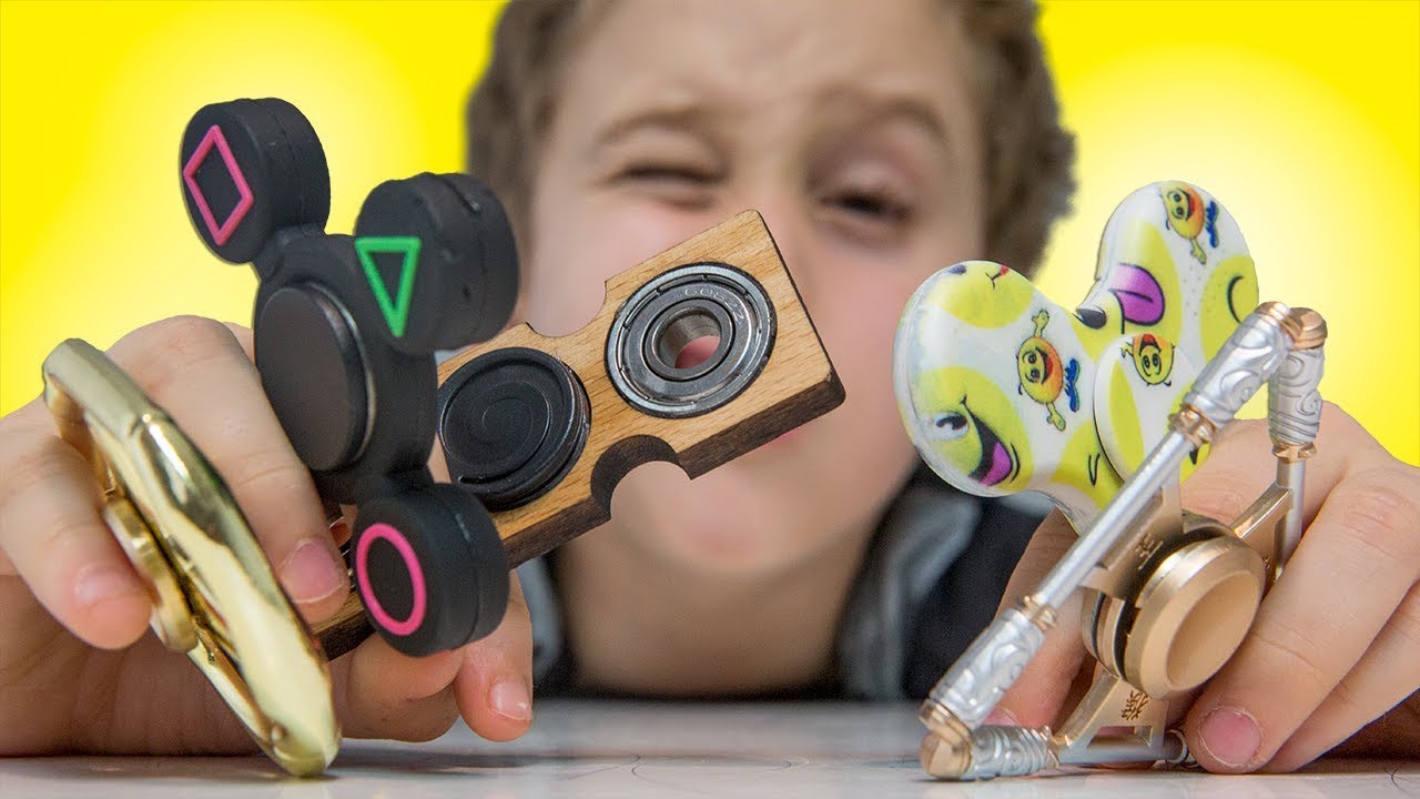 5  FIDGET SPINNERS RAROS