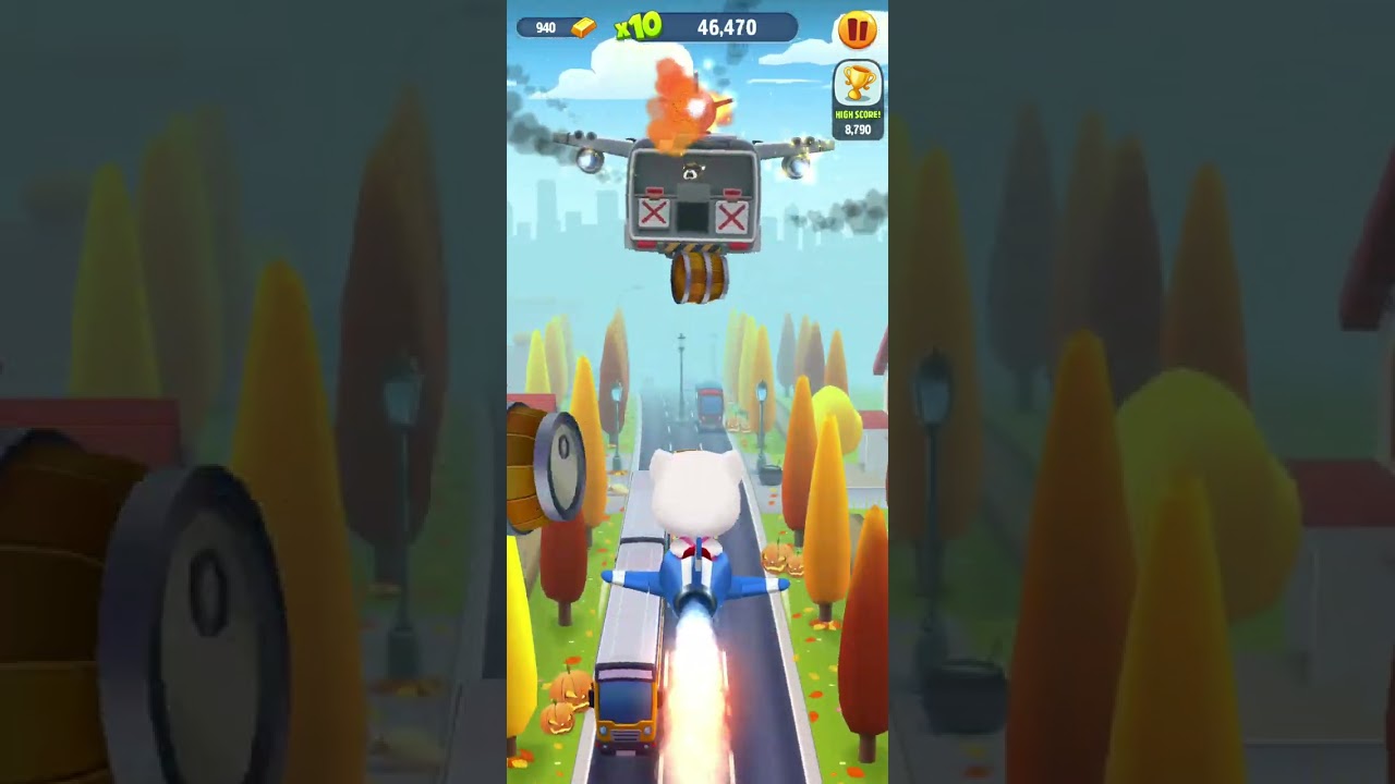 Talking Tom Gold Run Halloween update 2021