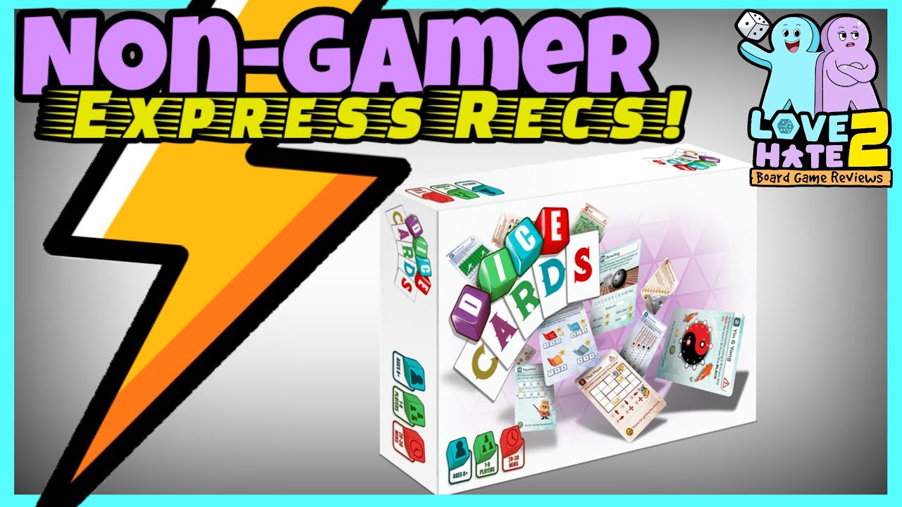 Dice Cards - A Non-Gamer's Express Review Of This Roll N Write Game Chock Full Of Mini-Games!