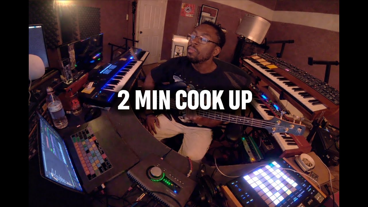 Making an Indie Pop Beat in 2 Minutes (Analog Gear)
