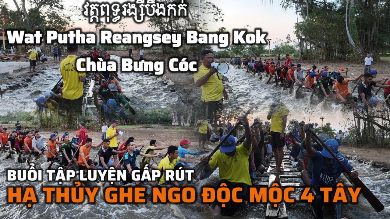 Ngày mai hạ thủy ghe ngo độc mộc mọi người nhé