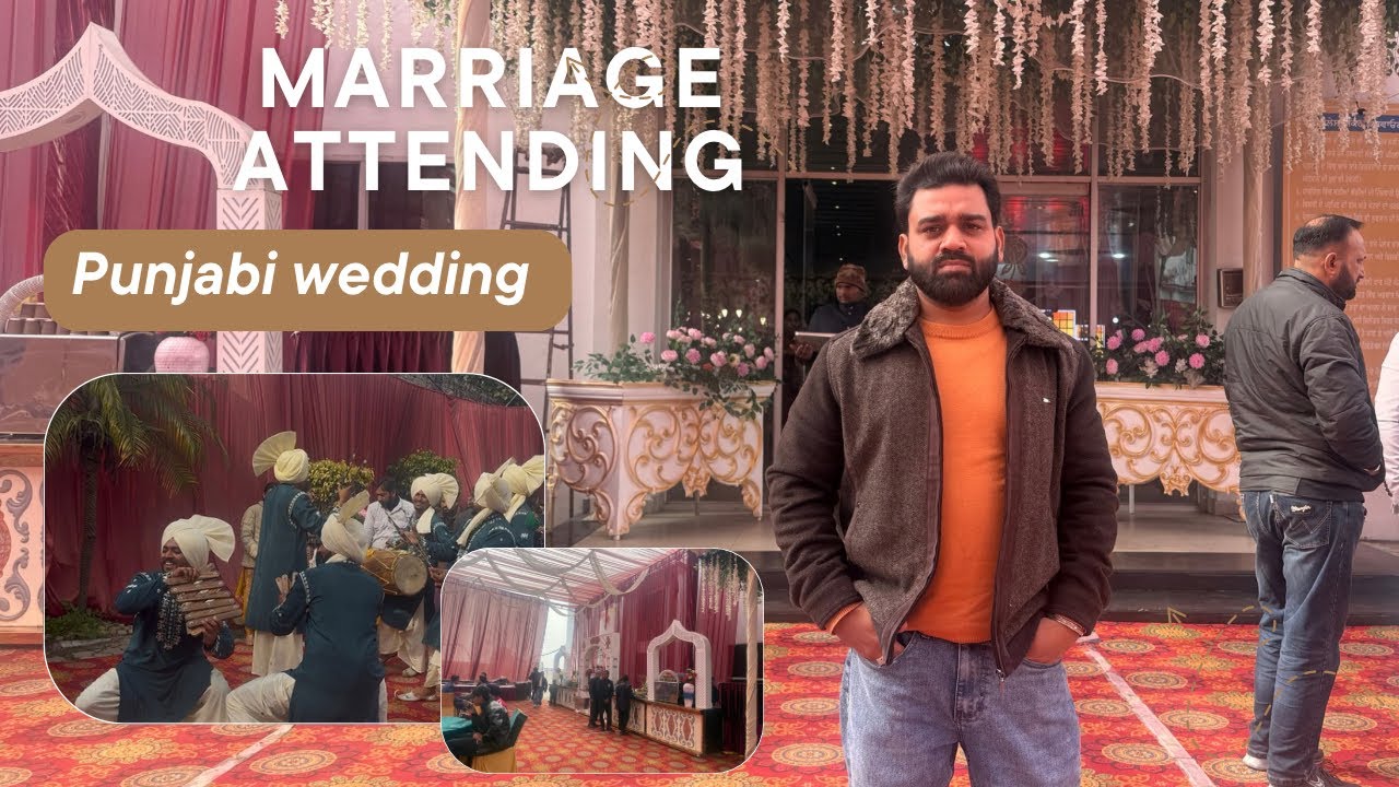 Attended the wedding 😊|| Punjabi Wedding || Jalandhar || Full Enjoy || Bhangra #wedding #vlog #2026 